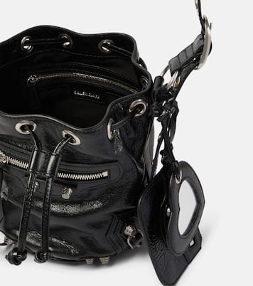 Le Cagole XS leather bucket bag | Balenciaga