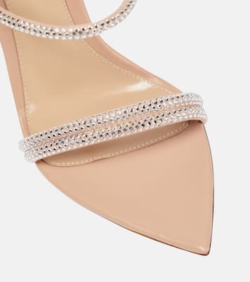Mules de piel con adornos | Gianvito Rossi