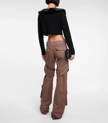 Pantalon cargo en toile de coton | Blumarine