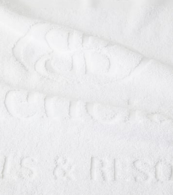Asciugamano in cotone con logo | Balenciaga