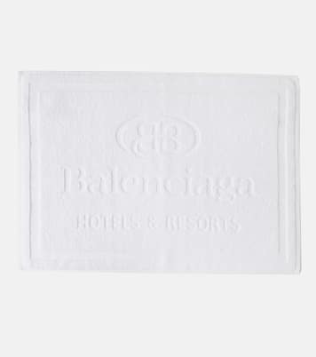 Asciugamano in cotone con logo | Balenciaga