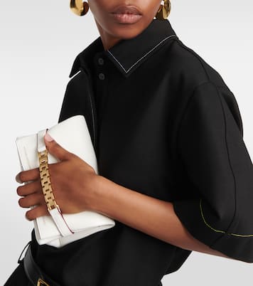 Bridal Mini Chain leather shoulder bag | Victoria Beckham