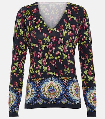 Printed silk-blend sweaters | Etro