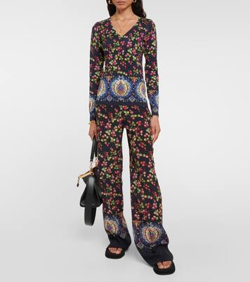 Printed silk-blend sweaters | Etro