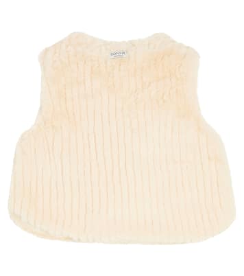 Bébé – Veste sans manches Tinge en fourrure synthétique | Donsje