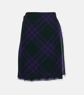 Minirock aus Seide | Burberry