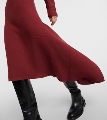 Asymmetric wool midi dress | Jil Sander