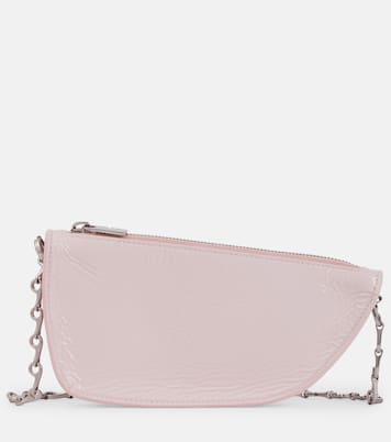 Micro leather shoulder bag | Burberry