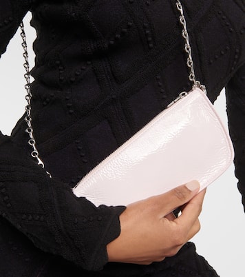 Micro leather shoulder bag | Burberry
