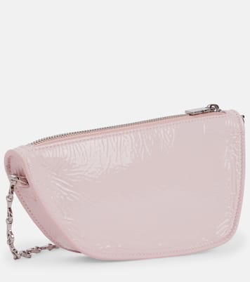 Micro leather shoulder bag | Burberry