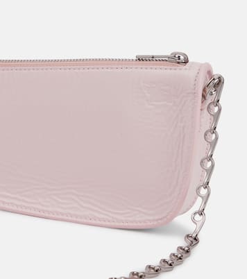 Micro leather shoulder bag | Burberry