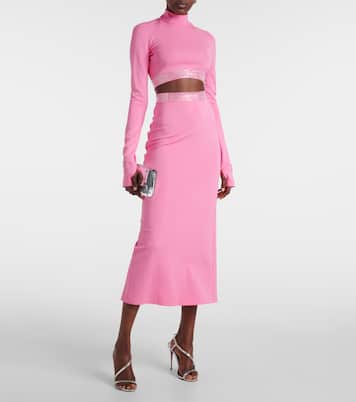 Crop top adornado | David Koma