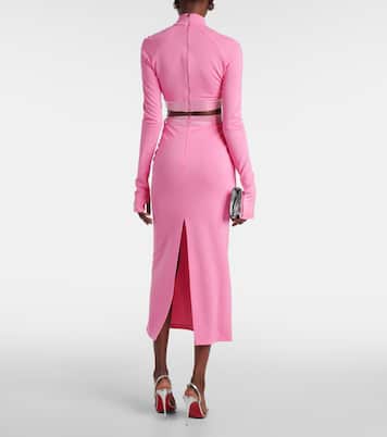 Crop top adornado | David Koma
