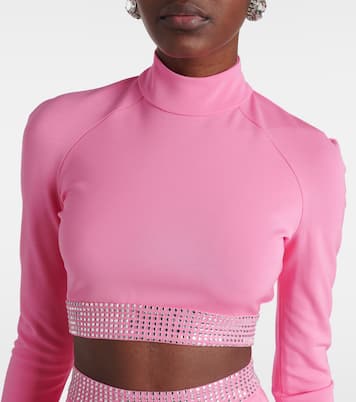 Crop top adornado | David Koma