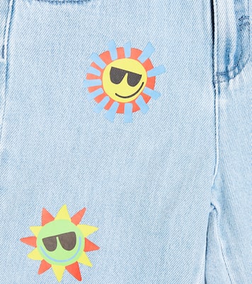 Shorts en denim bordados | Stella McCartney Kids