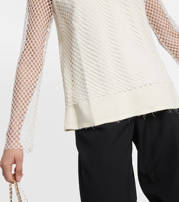 Top aus Mesh | Toteme