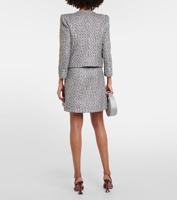 Ferazia metallic tweed jacket | Veronica Beard