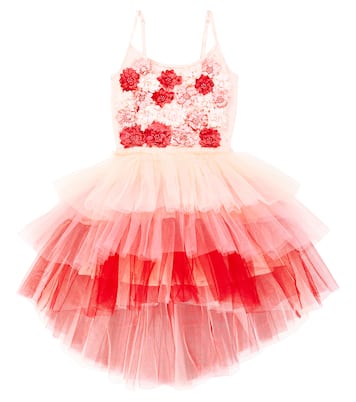Verziertes Kleid Assemblage aus Tüll | Tutu Du Monde