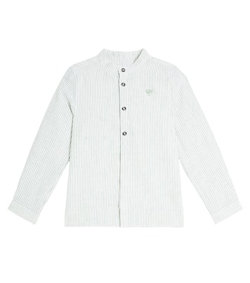 Striped cotton and linen shirt | Tartine et Chocolat