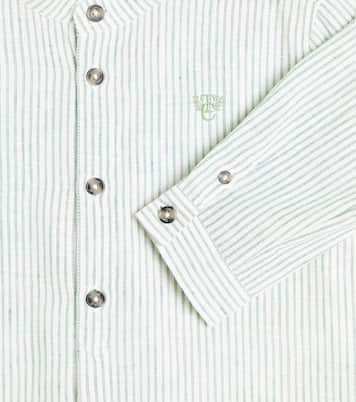 Striped cotton and linen shirt | Tartine et Chocolat