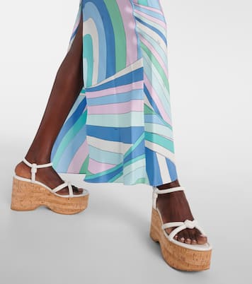 Sandali Alma in pelle con zeppa | Gianvito Rossi