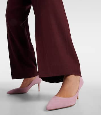 Pumps Gianvito 70 aus Veloursleder | Gianvito Rossi