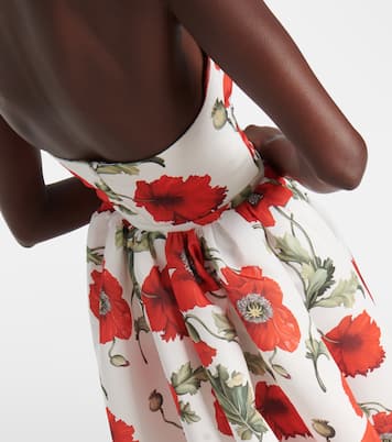 Poppy faille corset gown | Oscar de la Renta