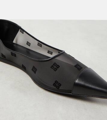Ballerinas 4G aus Mesh mit Leder | Givenchy