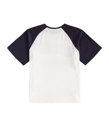 T-shirt in jersey di cotone con logo | Dolce&Gabbana Kids