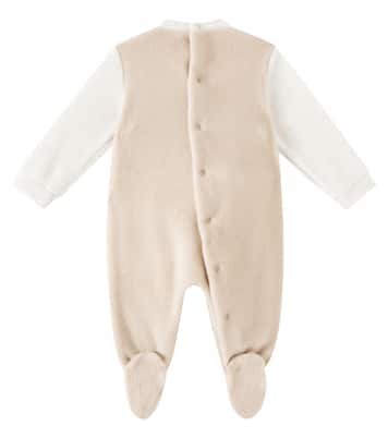 Baby patch-appliqué onesie | Il Gufo