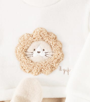 Baby patch-appliqué onesie | Il Gufo