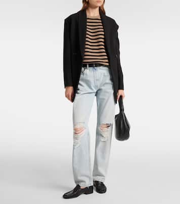 Jersey de lana y cachemir a rayas | Jardin des Orangers