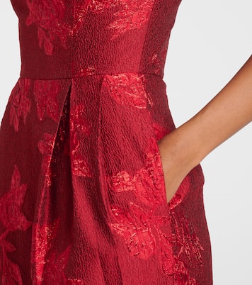 Vestido bustier de fiesta Henrietta con brocado | Rebecca Vallance