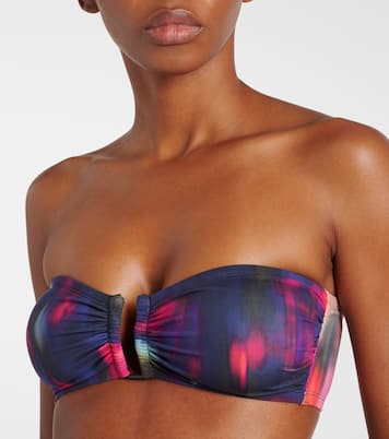 Meridien printed bikini top | Eres