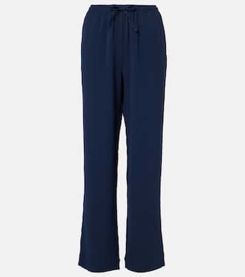 Gerade Hose Aurelia aus Crêpe | Asceno