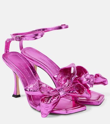 Sandalen Staz 90 aus Metallic-Leder | Jimmy Choo