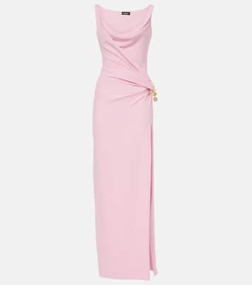 Robe longue en soie | Versace
