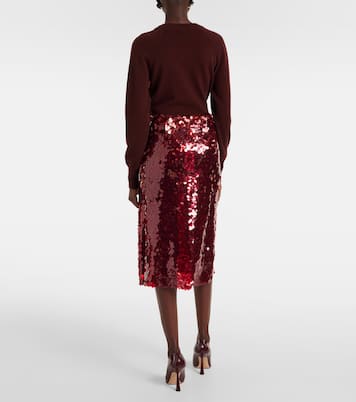 Lucite sequined midi skirt | Vince