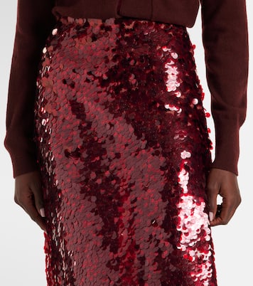 Lucite sequined midi skirt | Vince