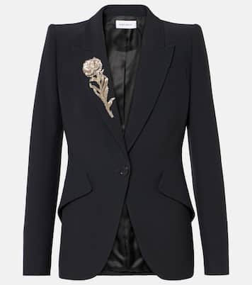 Embroidered blazer | McQueen