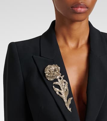 Embroidered blazer | McQueen