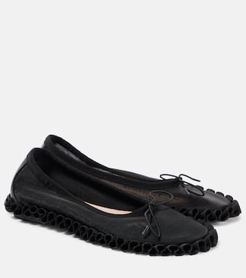 Ruffled mesh ballet flats | Simone Rocha
