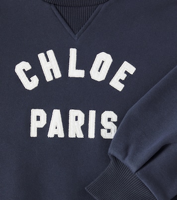 in pile di cotone con logo | Chloé Kids
