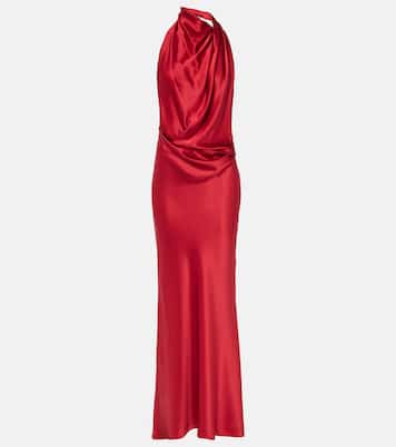 Draped silk gown | The Sei