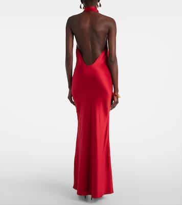 Draped silk gown | The Sei