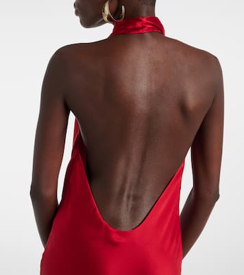 Draped silk gown | The Sei