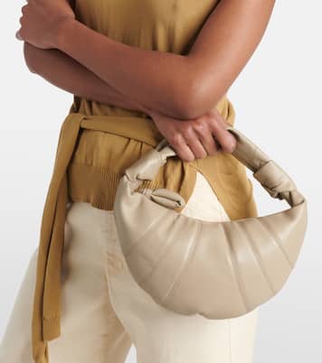 Fortune Croissant Mini leather shoulder bag | Lemaire