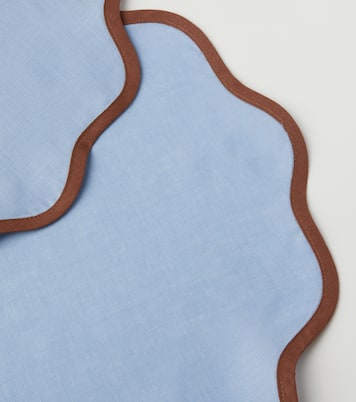Rainbow Sky Cloud set of 2 placemats | La DoubleJ