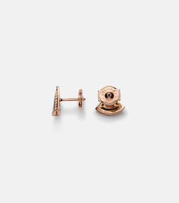 Boucles d'oreilles Divas' Dream en or rose 18 ct, malachite et diamants | Bvlgari