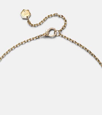 Butterfly 18kt gold pendant necklace with emerald and diamonds | Shay Jewelry